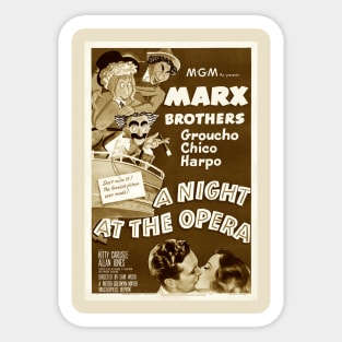 A Night At The Opera (Sepia) Sticker